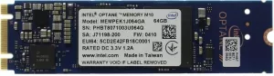 Жесткий диск SSD Intel Optane M10 (MEMPEK1J064GA01) 64Gb фото