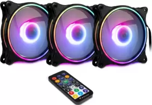 Комплект вентиляторов для корпуса с контроллером Inter-Tech Argus RGB-Fan Set RS-08 фото