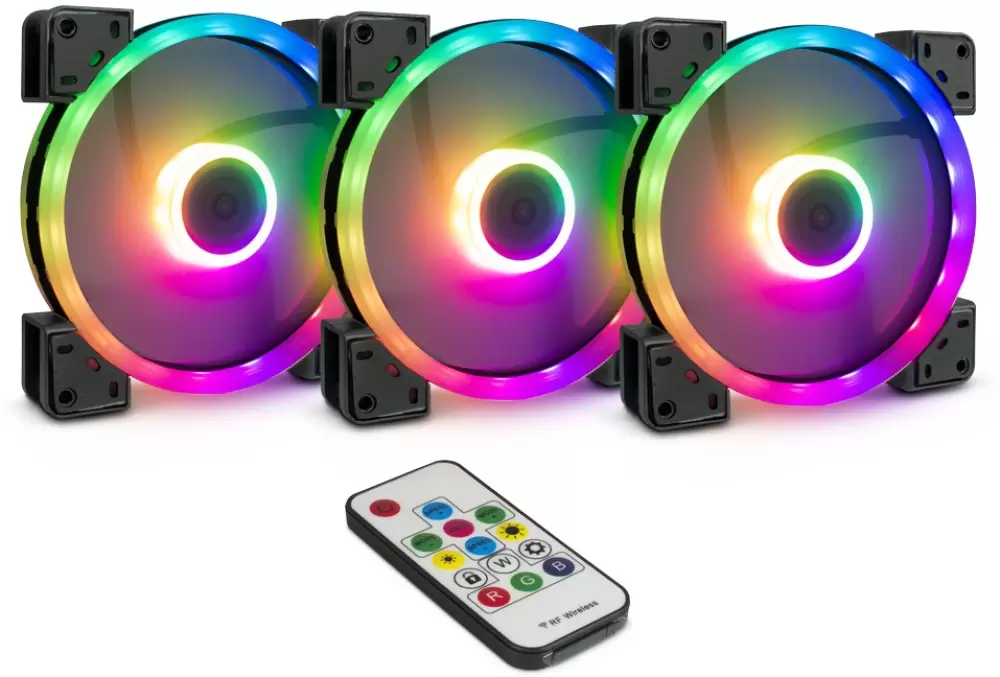 Inter-Tech Argus RGB-Fan Set RS-14