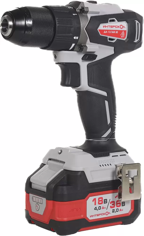 Аккумуляторная дрель-шуруповерт Интерскол ДА-13/36В 50 (851.2.2.70) фото