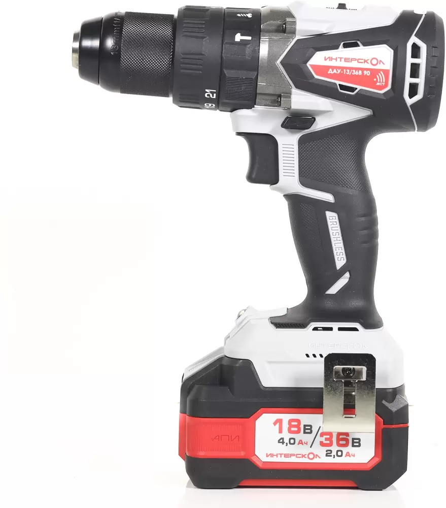 Дрель-шуруповерт Интерскол ДАУ-13/36В 90 (860.2.2.70) фото