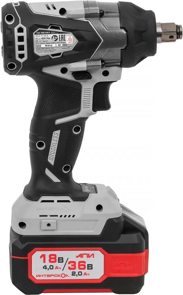 Гайковерт Интерскол ГАУ-400/36ВЭ (859.2.2.70) фото 3