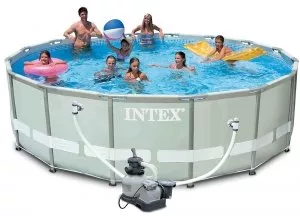 Каркасный бассейн Intex 28324 Ultra Frame 488x122 фото