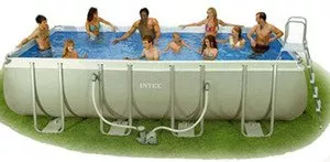 Каркасный бассейн Intex 54484 Rectangular Ultra Frame Pool 549 x 274 x 132 фото