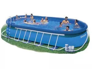 Надувной бассейн Intex 57982 Oval Frame Pool 610 x 366 x 122 фото