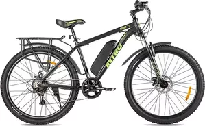 Электровелосипед Intro Sport XT (черный/зеленый) фото