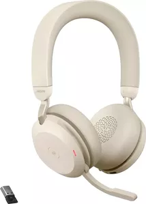 Наушники Jabra Evolve2 75 MS Stereo USB-A (бежевый) фото