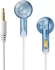 Наушники Jade Audio JF11 (3.5 мм, без микрофона, синий/прозрачный) фото