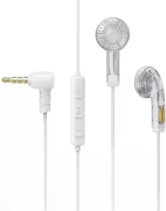 Наушники Jade Audio JF11 (3.5 мм, с микрофоном, белый/прозрачный) фото