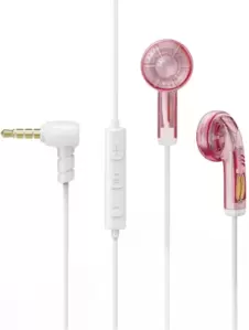 Наушники Jade Audio JF11 (3.5 мм, с микрофоном, красный/прозрачный) icon