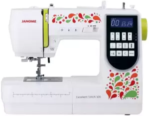 Компьютерная швейная машина Janome Excellent Stitch 300 (белый) фото