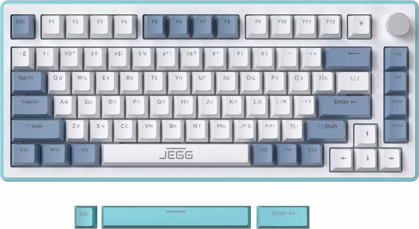 JEGG ZA82 White Navy Blue (OUTEMU Orange)