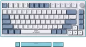 Клавиатура JEGG ZA82 White Navy Blue (OUTEMU Orange) фото