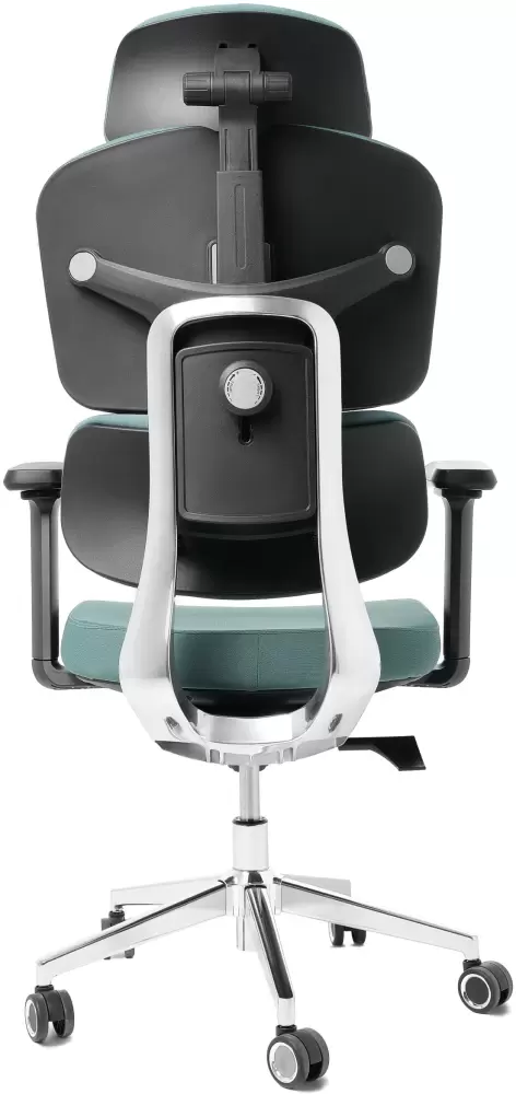 Игровое кресло Jiqiao R6001-ЧЗ (черный/бирюзовый) фото