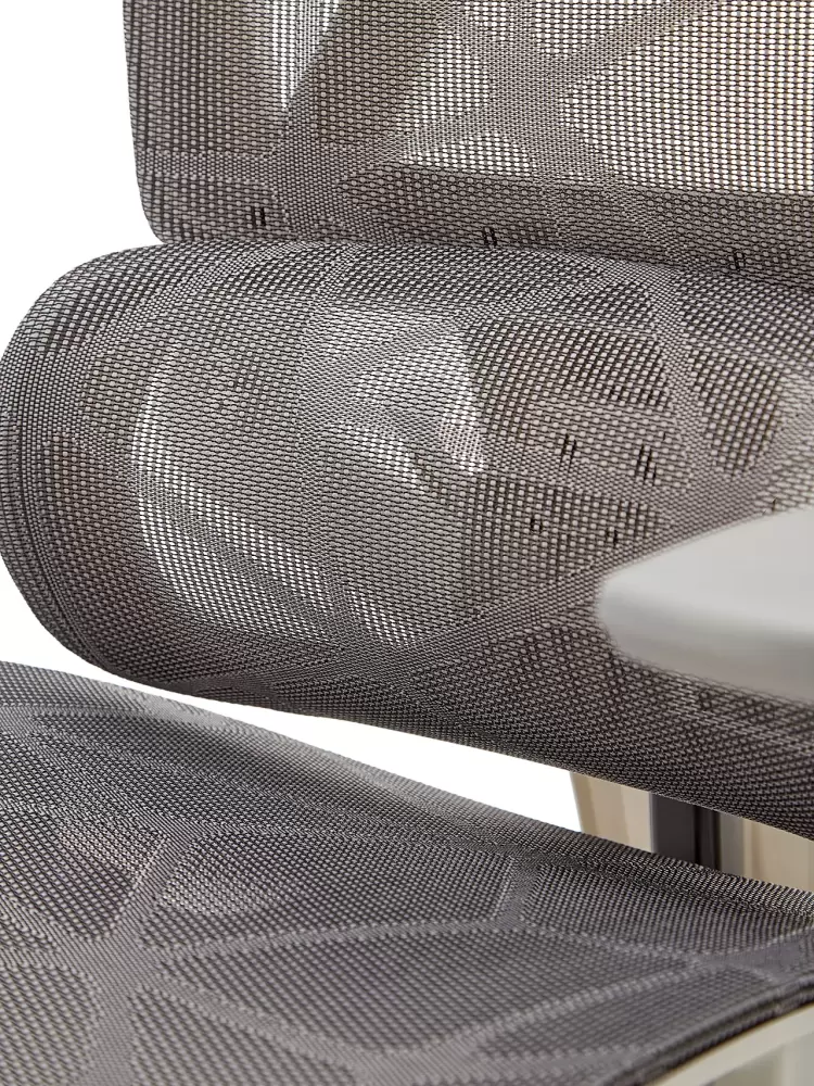 Офисное кресло Jiqiao R8015-БС (белый/серый) фото