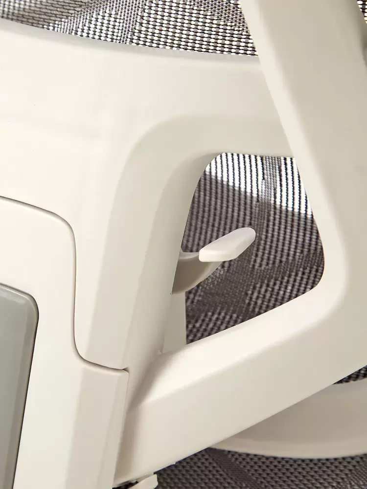 Офисное кресло Jiqiao R8015-БС (белый/серый) фото