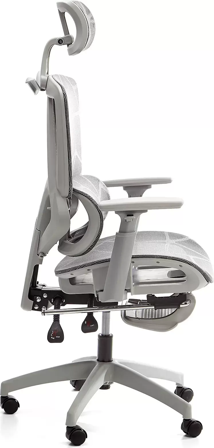 Офисное кресло Jiqiao R8015-СС (серый) фото