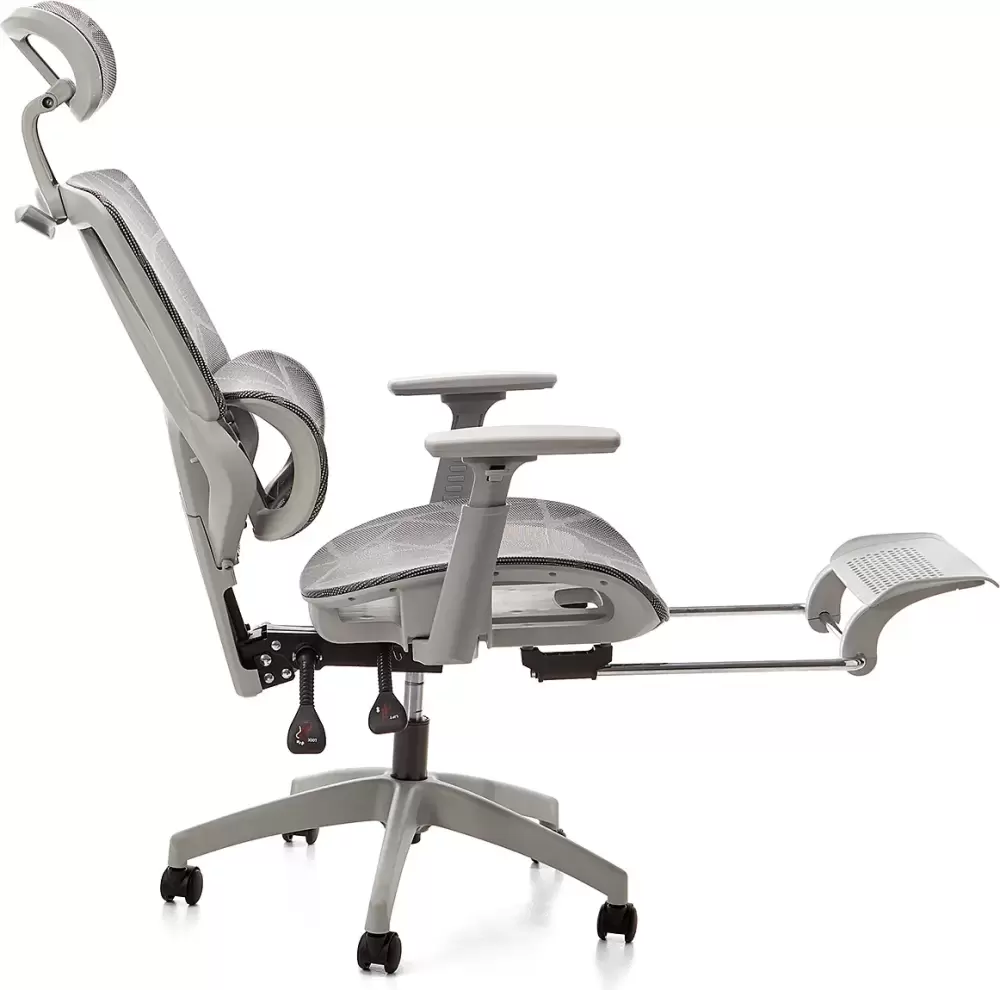 Офисное кресло Jiqiao R8015-СС (серый) фото