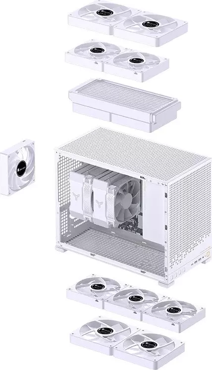 Корпус Jonsbo D32 Pro (белый) фото