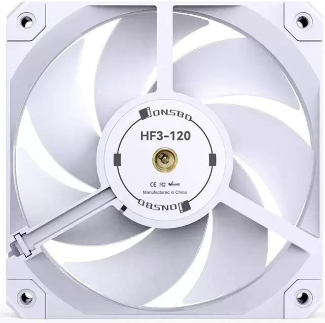 Вентилятор для корпуса Jonsbo HF3-120W (белый) фото