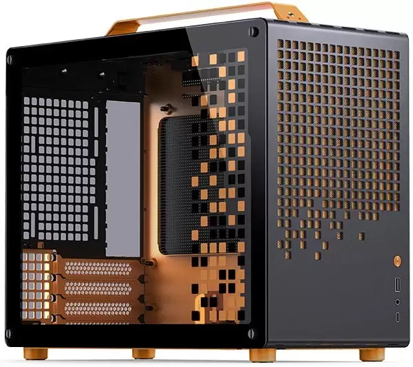 Корпус Jonsbo Jonsplus Z20 (черный/оранжевый) фото