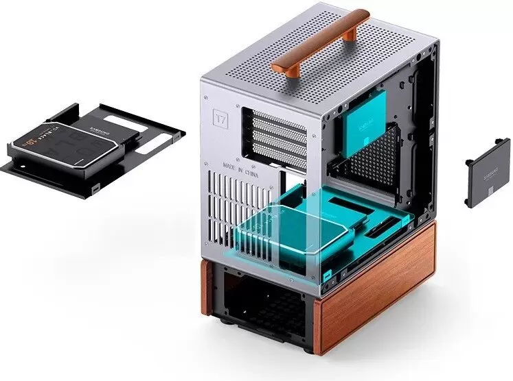 Корпус Jonsbo T7 (серебристый) фото