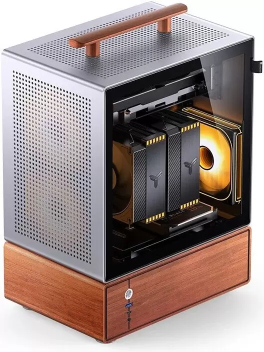 Корпус Jonsbo T7 (серебристый) фото