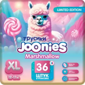 Подгузники-трусики Joonies Marshmallow ХL 12-17 кг (36 шт) фото