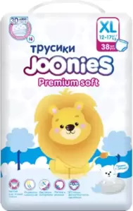 Подгузники-трусики Joonies Premium Soft XL 12-17 кг (38 шт) фото