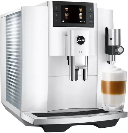 Кофемашина JURA E8 Piano White EC 15585 фото