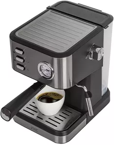 Рожковая помповая кофеварка JVC JK-CF33 (черный) фото