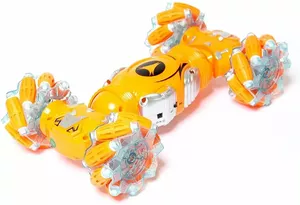 Радиоуправляемая игрушка JZL Машинка-перевертыш 9166 (желтый) фото
