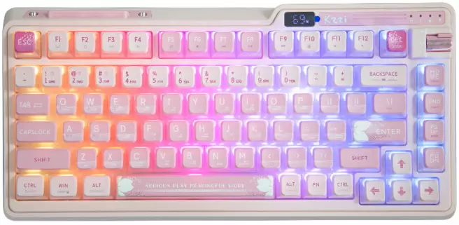 KZZI K75 Pro Sakura Pink Moment Linear Switch