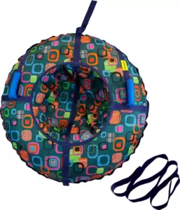 Тюбинг-ватрушка Kampfer Candy Snow 85см (серый/разноцветный) фото