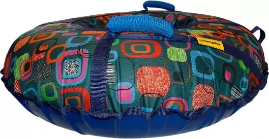 Тюбинг-ватрушка Kampfer Candy Snow 95см (серый/разноцветный) фото