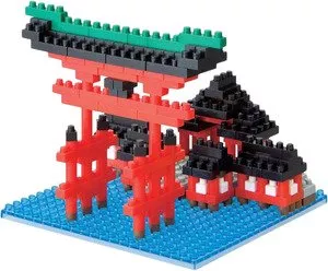 Микроконструктор Kawada Nanoblock Храм Ицукусима фото