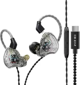 Наушники Kbear KS1 USB Type-C (прозрачный, с микрофоном) фото