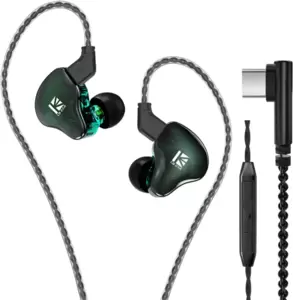 Наушники Kbear KS2 USB Type-C (зеленый, с микрофоном) фото