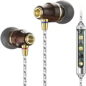 Наушники Kbear KW1 USB Type-C (темно-коричневый, с микрофоном) фото