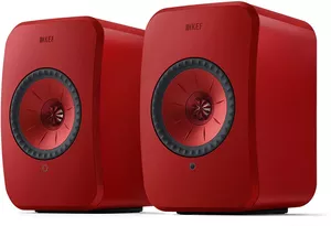 Полочная акустика KEF LSX II (красный) фото