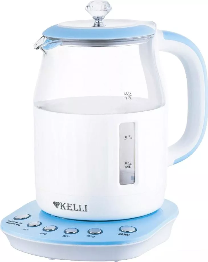 Kelli KL-1373 Белый/голубой