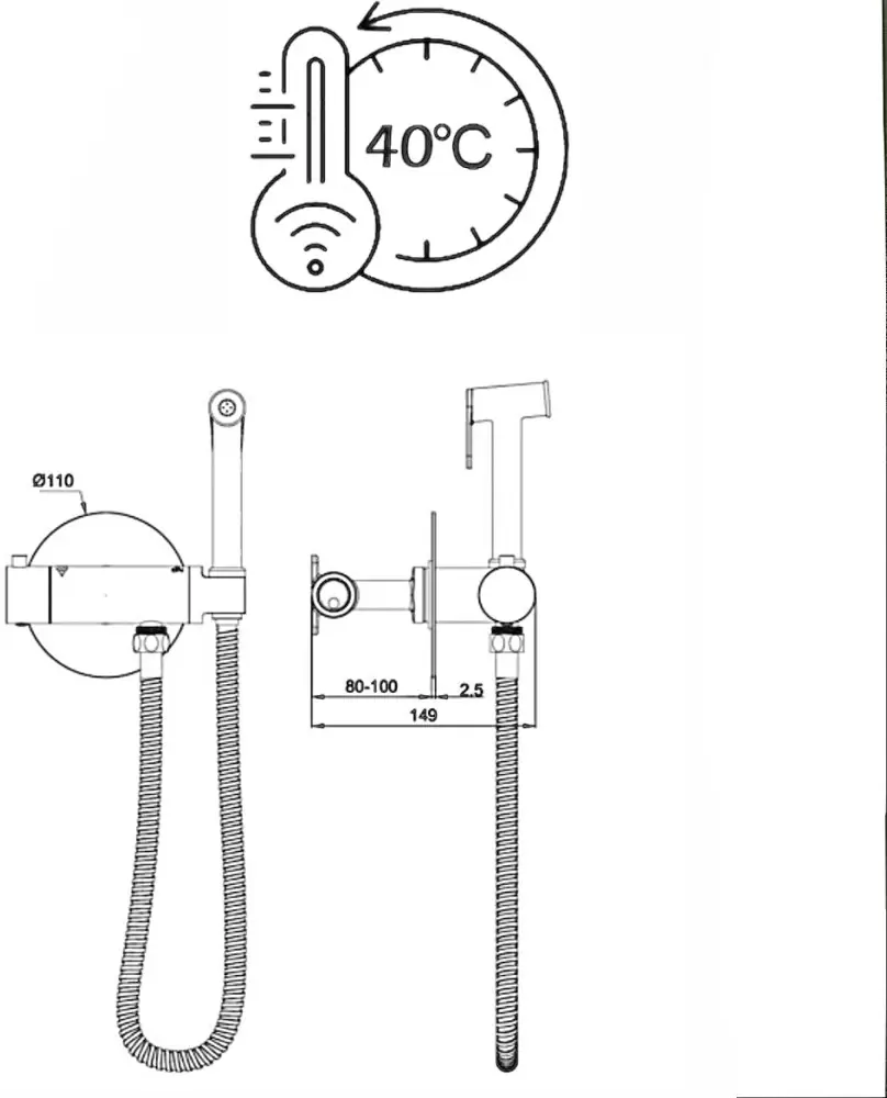 Смеситель Kern 4034 GN фото