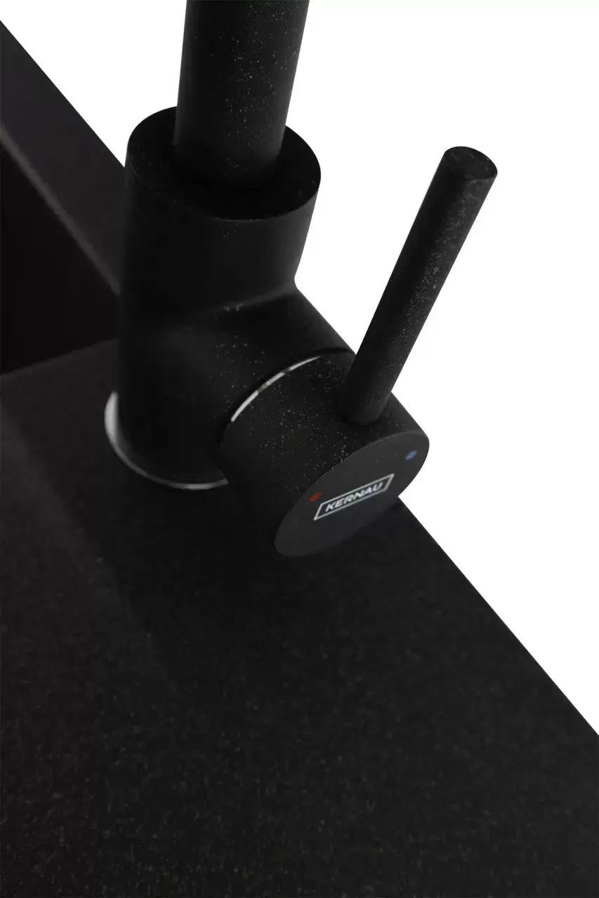 Кухонная мойка Kernau KGS A 4560 1B1D Black Metallic фото