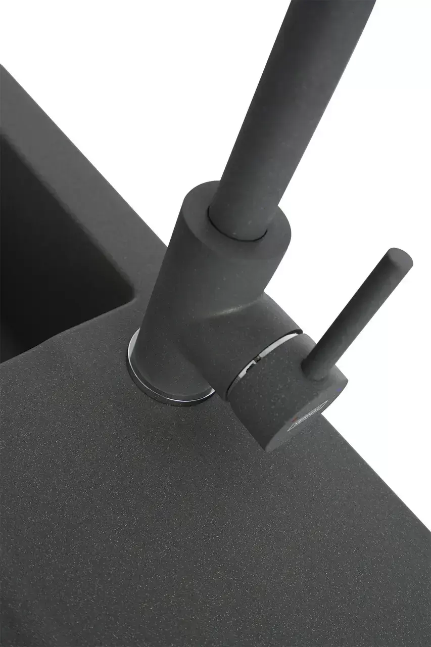 Кухонная мойка Kernau KGS A 4560 1B1D Grey Metallic фото