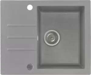 Кухонная мойка Kernau KGS A 4560 1B1D Grey Metallic фото