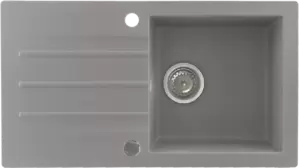 Кухонная мойка Kernau KGS A 50 1B1D Grey Metallic фото