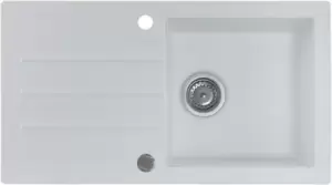 Кухонная мойка Kernau KGS A 50 1B1D Pure White фото