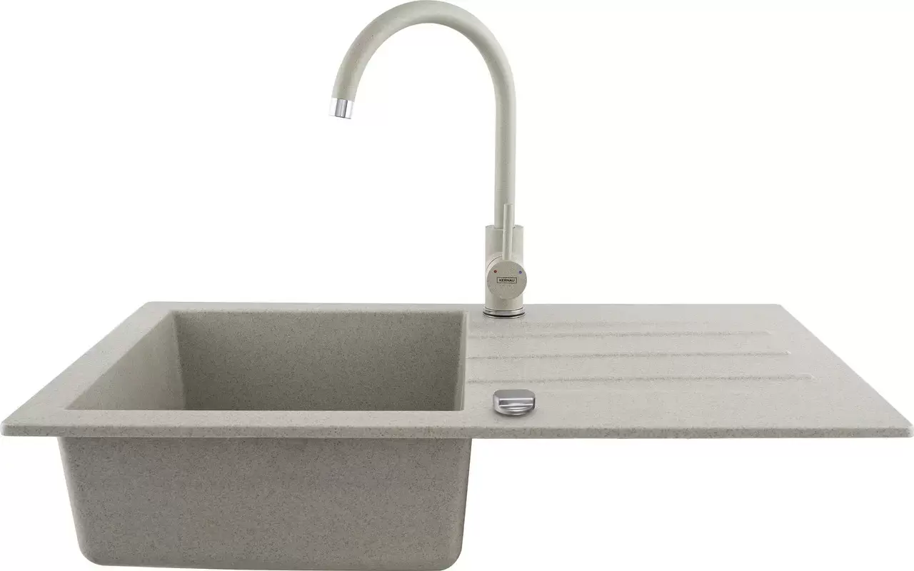 Кухонная мойка Kernau KGS A 50 1B1D Sand фото