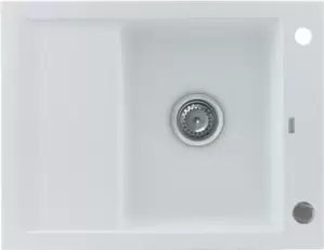 Кухонная мойка Kernau KGS M 4565 1B1D Pure White фото