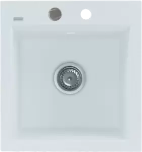 Кухонная мойка Kernau KGS M 45 1B Pure White фото